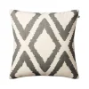 Coussin Diamond, grey/offwhite, 50x50 cm