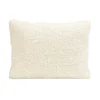 Coussin en peau de mouton Shepherd Lina 40 x 30 cm, crème