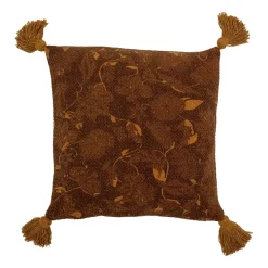 Coussin Ganja 45x45 cm, Marron