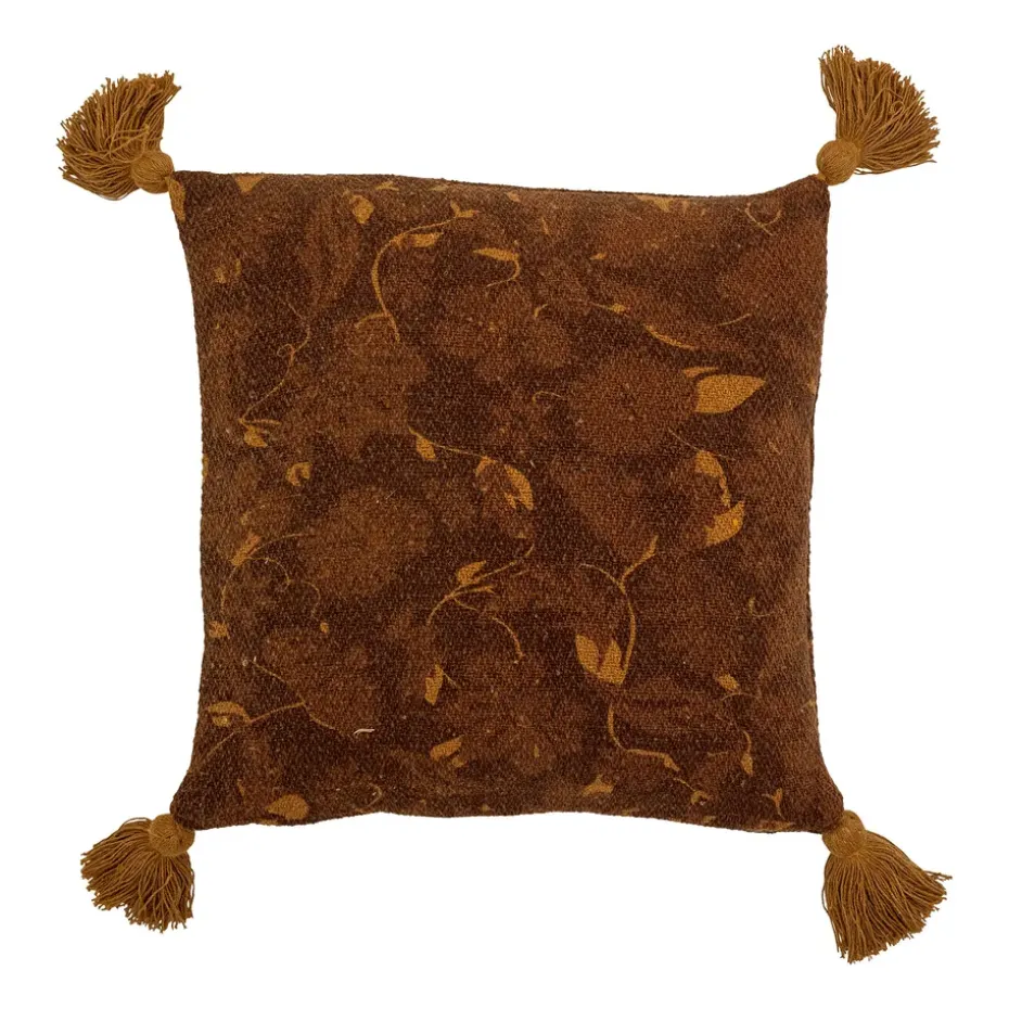 Coussin Ganja 45x45 cm, Marron
