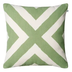 Coussin Impal Outdoor, Sage/off white, 50 cm