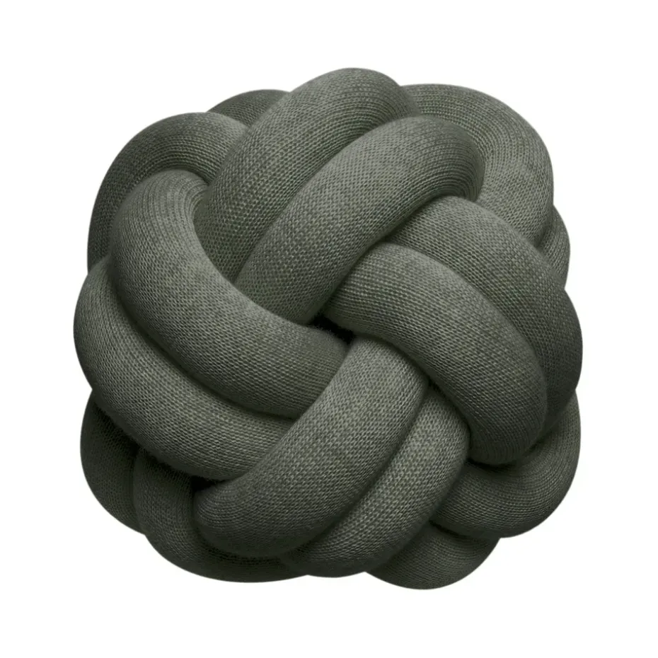 Coussin Knot, Forest green