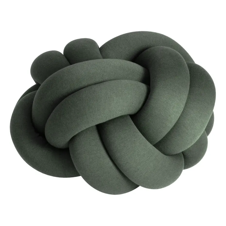 Coussin Knot XL, Forest Green