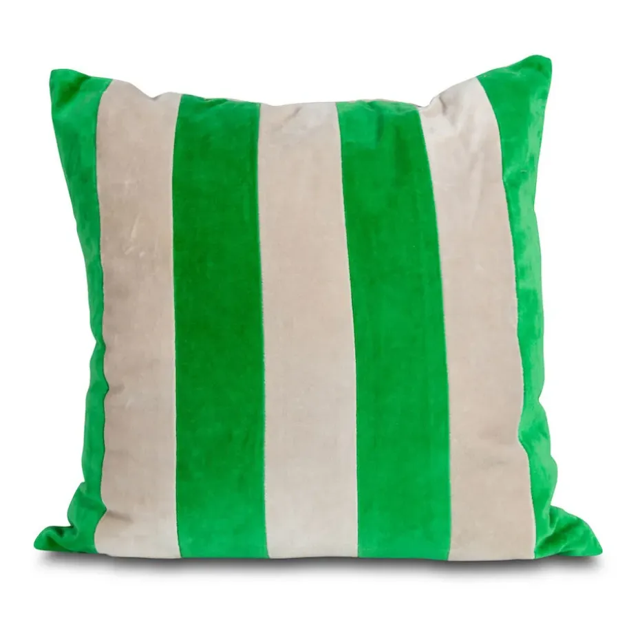 Coussin Pathi M 45x45 cm, Vert-beige
