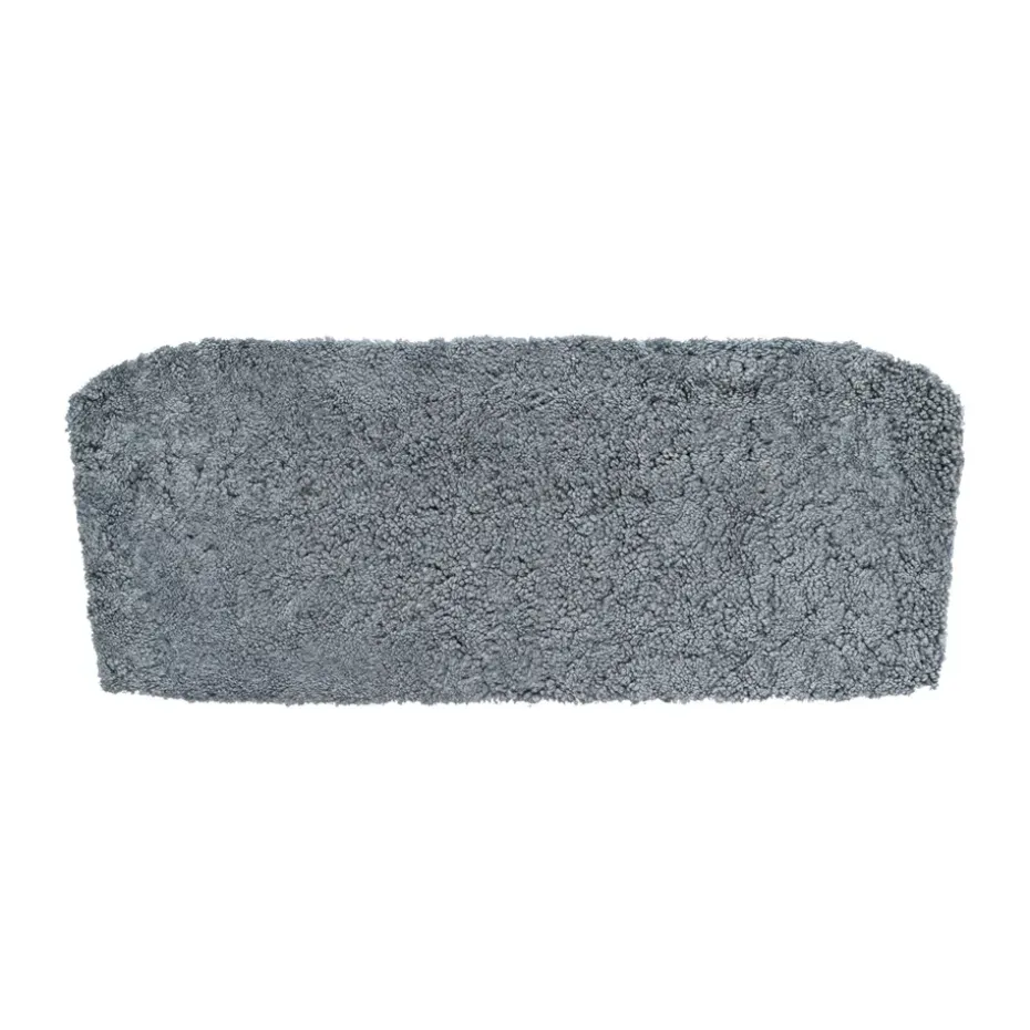 Coussin pour canapé ZigZag, Peau de mouton graphite