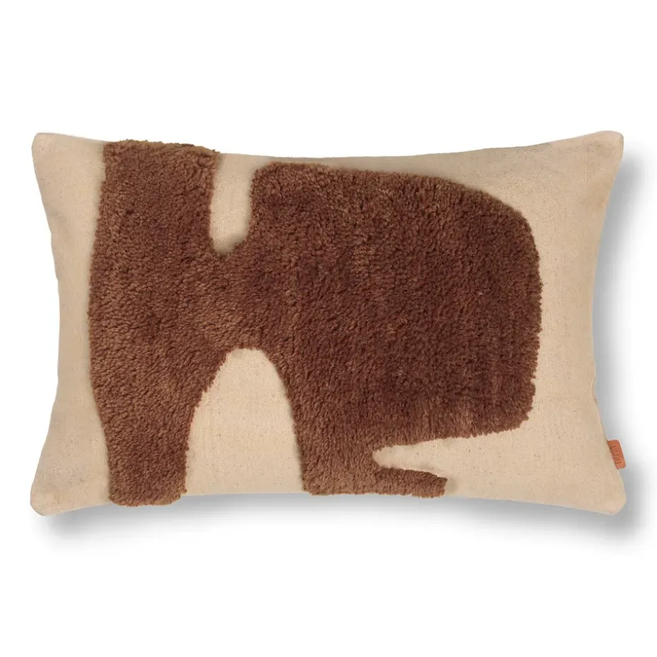 Coussin rectangulaire Lay 40x60 cm, Sable / Laminaire sucrée