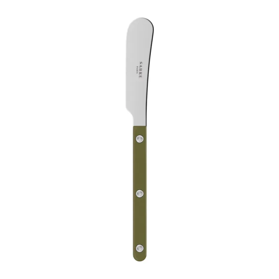 Couteau à beurre Bistrot Solid 14 cm, Green fern