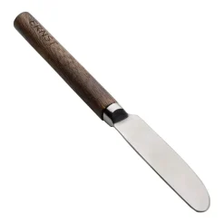 Couteau à beurre Ernst avec manche en bois, Marron foncé