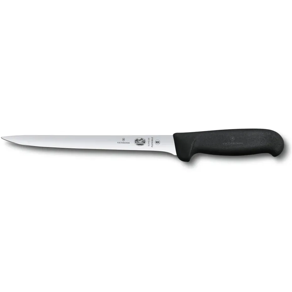 Couteau à filet flexible Fibrox 20 cm, Acier inoxydable