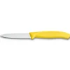 Couteau à légumes/à viande à dents Swiss Classic 8 cm, Jaune