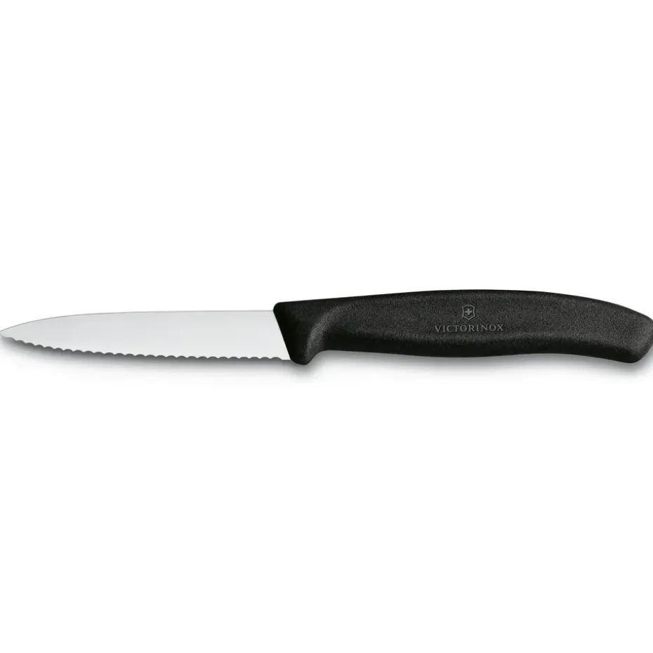 Couteau à légumes/à viande Swiss Classic 8 cm, Noir
