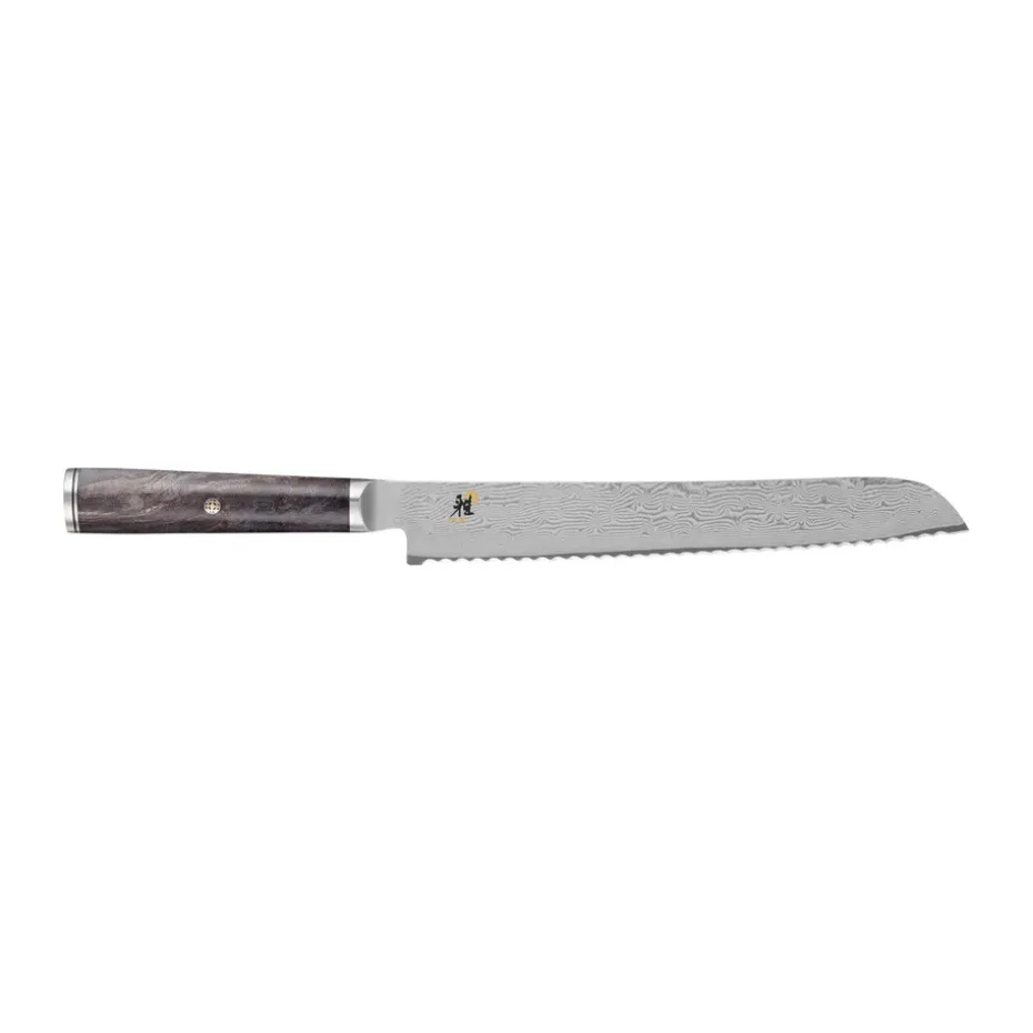 Couteau à pain Miyabi Black 5000MCD 67 23 cm, Damaské érable noir
