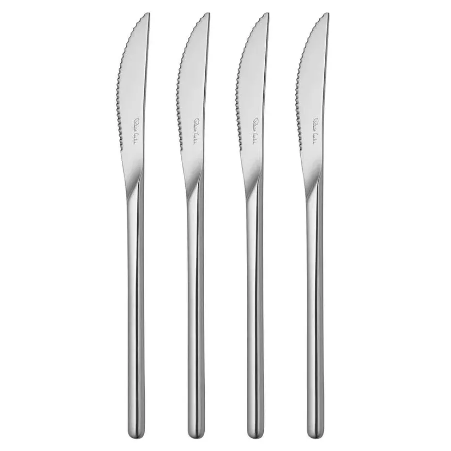 Couteau à steak Bud Bright 4 pièces, Acier inoxydable