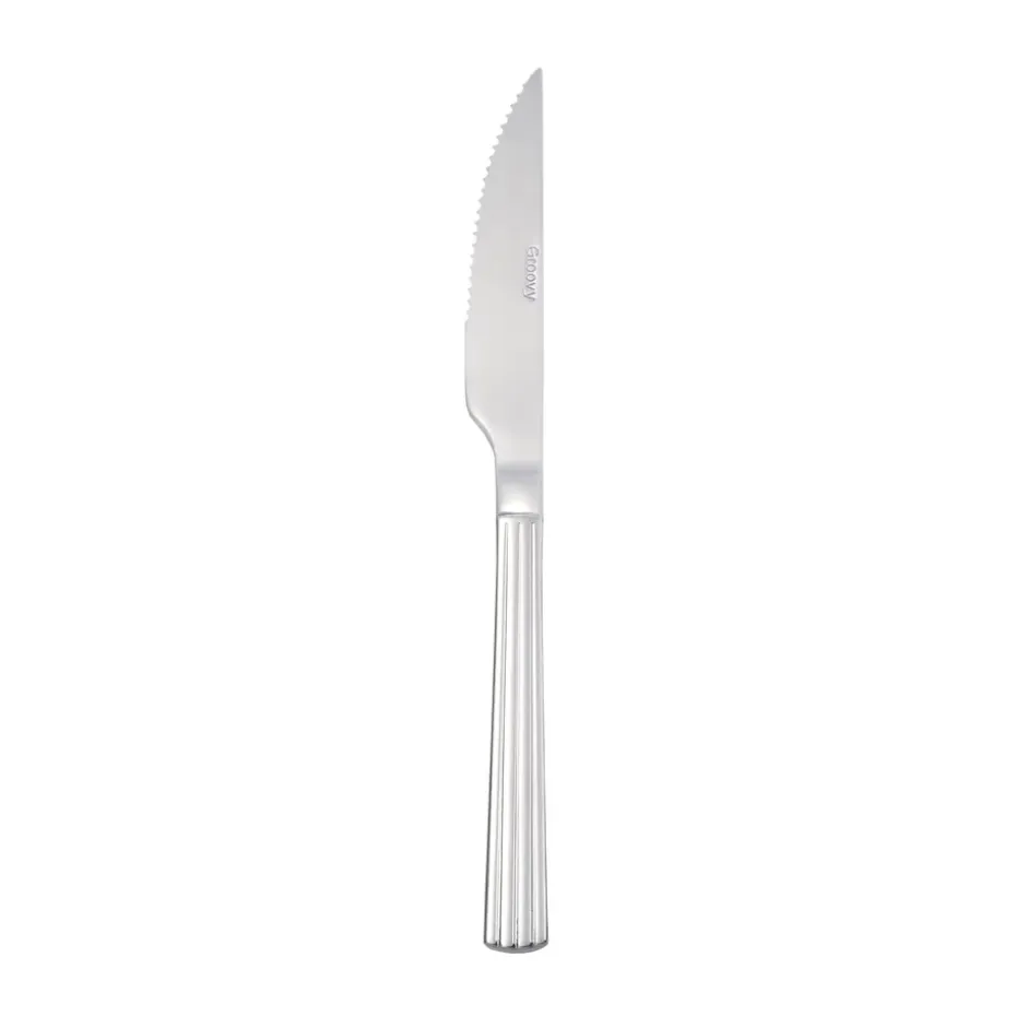 Couteau à steak Groovy, Acier inoxydable
