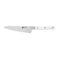 Couteau de chef compact Zwilling Pro Le Blanc 14 cm, Blanc-acier inoxydable