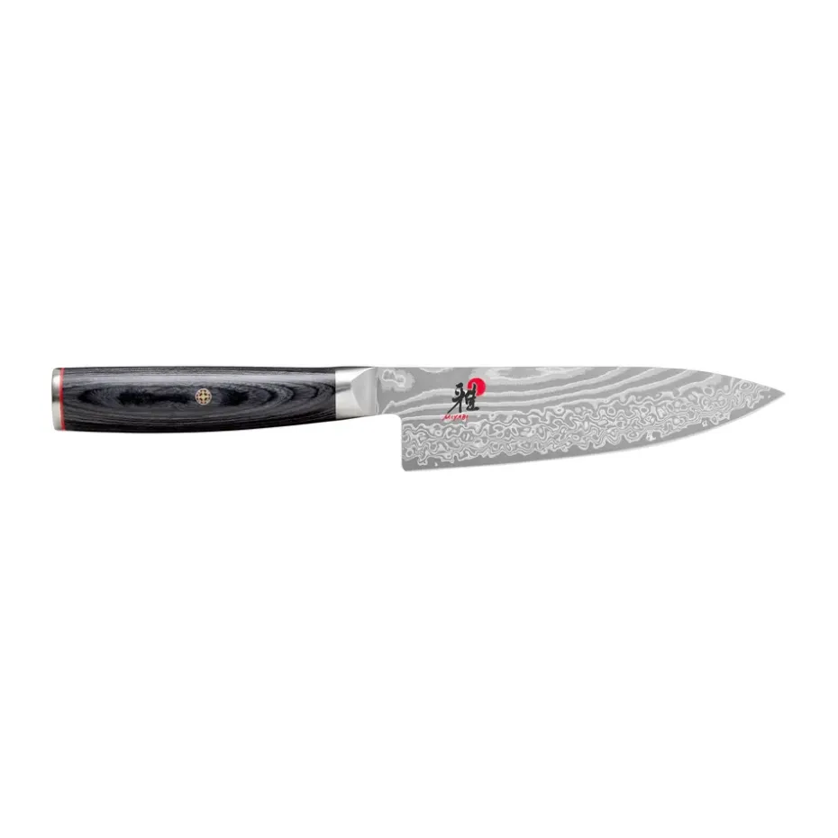 Couteau de chef gyutoh Raw 5000FCD 16 cm, Damaské noir