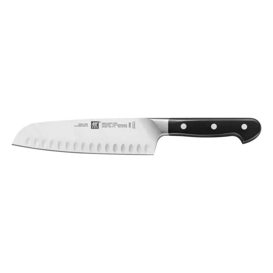 Couteau de cuisine japonais santoku Zwilling Pro, 18 cm