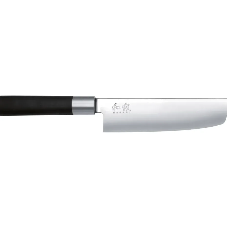 Couteau nakiri Kai Wasabi Black, 16,5 cm