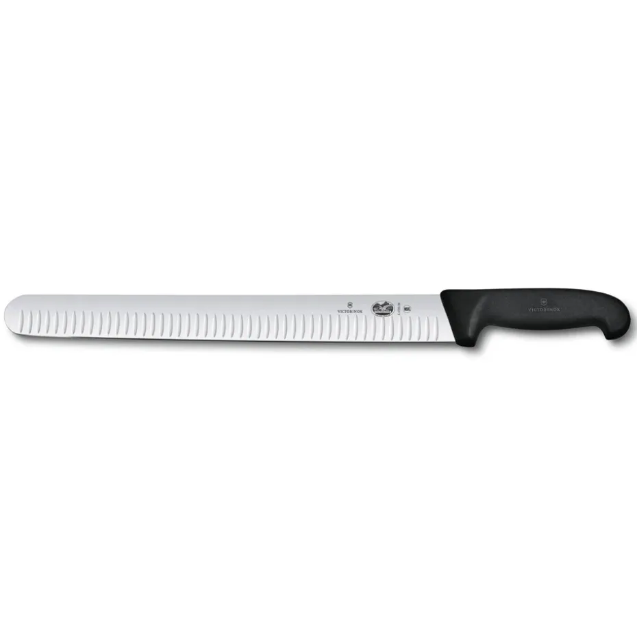 Couteau nervuré à jambon Fibrox 36 cm, Acier inoxydable