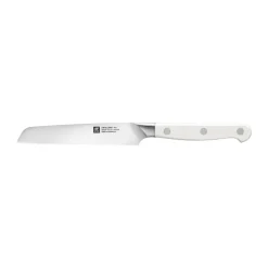 Couteau tout usage dentelé Zwilling Pro Le Blanc 13 cm, Blanc-acier inoxydable