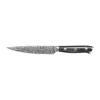 Couteau universel Damascus By Hâws 23,6 cm, Noir-acier inoxydable