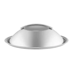 Couvercle bombé Eva Trio en acier inoxydable recyclé, Ø20 cm