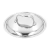 Couvercle Demeyere Atlantis 7 en acier inoxydable, Ø14 cm