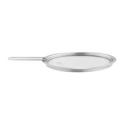 Couvercle en verre Eva Trio en acier inoxydable recyclé, Ø20 cm