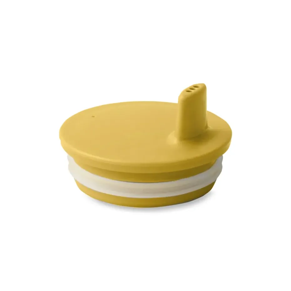 Couvercle pour tasse en mélamine Design Letters, Mustard