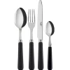 Couvert Basic 24 Pièces, Black