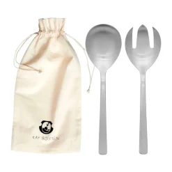 Couverts à salade Grand Prix 23,5 cm 2 pièces, Matte steel