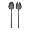 Couverts à salade STELLA noir lot de 2, 28 cm