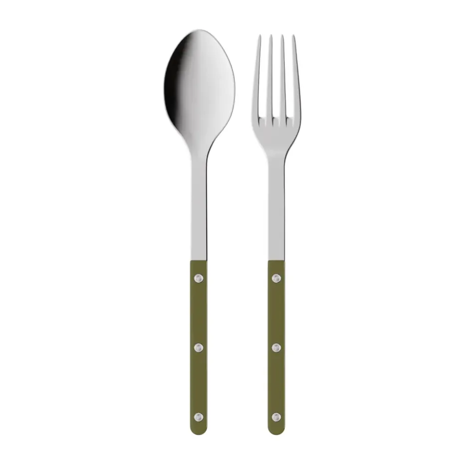 Couverts de service Bistrot Solid, 2 pièces, Green fern