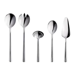 Couverts de service Raw 5 pièces, Argent