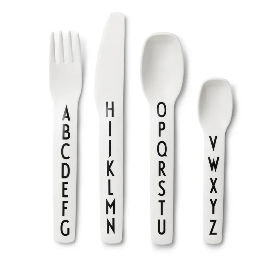 Couverts enfants Design Letters, 4 pièces