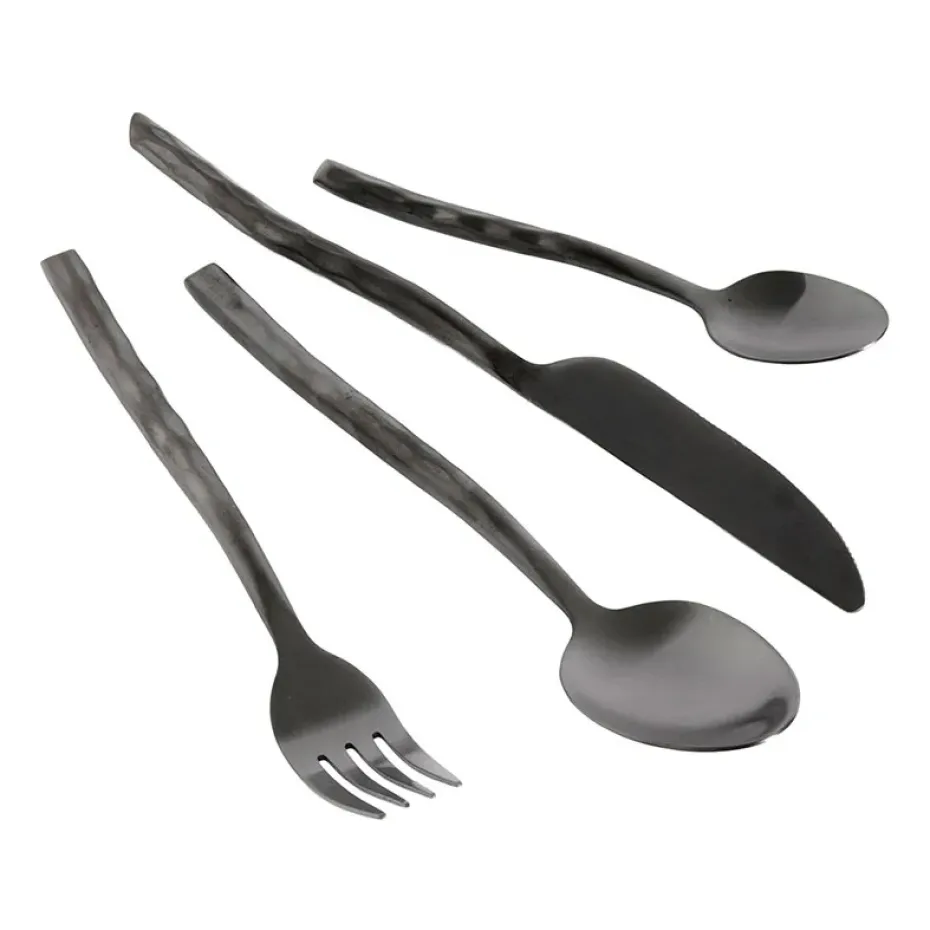 Couverts Uta 16 Pièces, Matt black