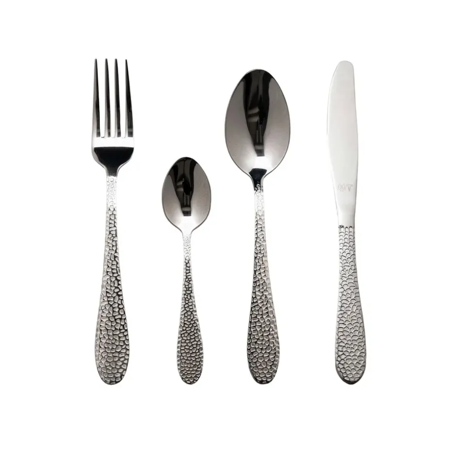 Couverts Vargen & Thor 16 pièces, Pied gris, argent