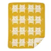 Couverture chenille Little me, jaune