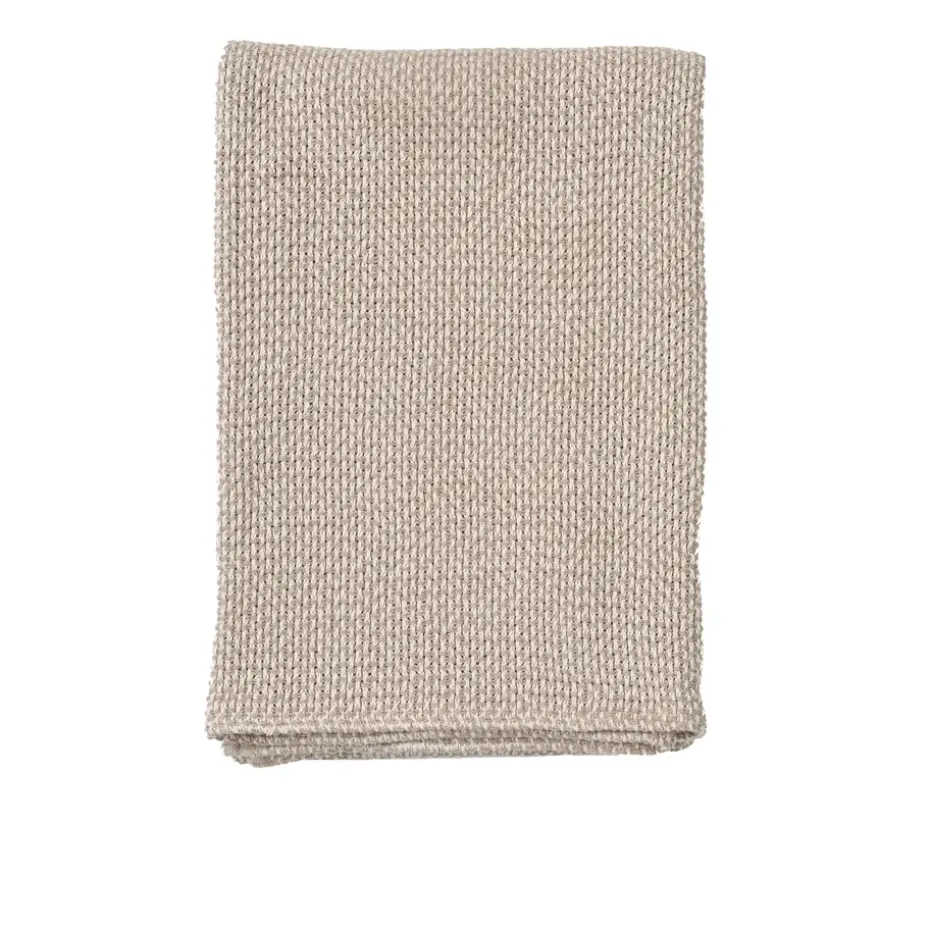 Couverture en coton Basket 130x180 cm, Beige