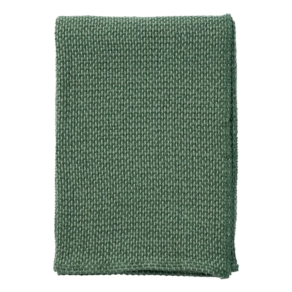 Couverture en coton Basket 130x180 cm, Vert