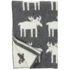 Couverture en laine Elan, gris 90x130 cm