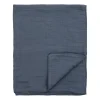 Couverture en mousseline Bloomingville 80x100 cm, Bleu