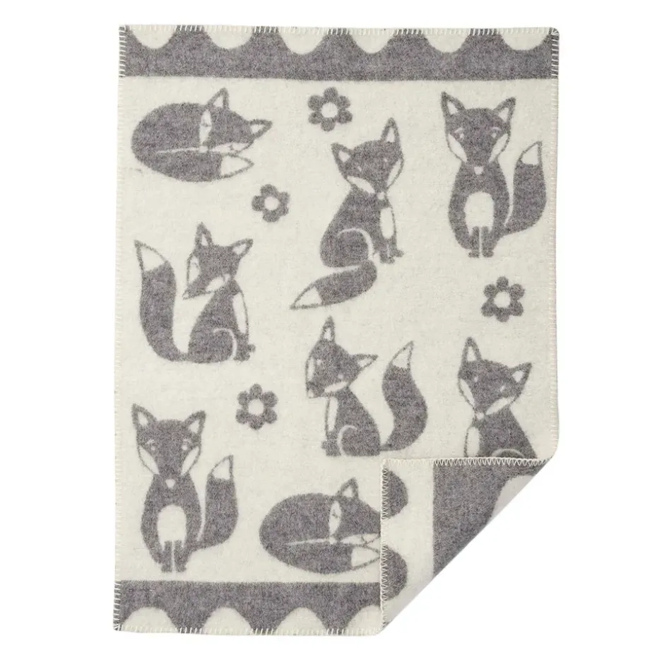 Couverture enfant Fox, gris