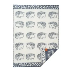 Couverture enfant Hedgehog 65x90 cm, Bleu