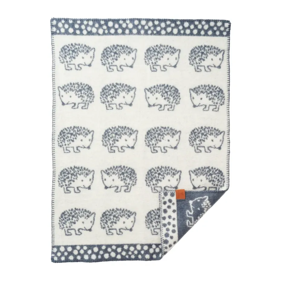 Couverture enfant Hedgehog 65x90 cm, Bleu