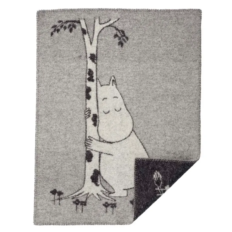 Couverture enfant Moomin Tree Hug, gris