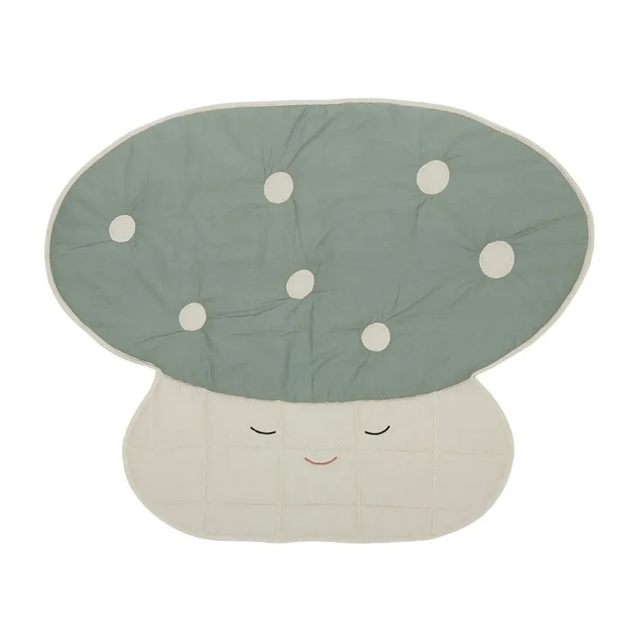 Couverture matelassée Mushroom, Bleu pâle