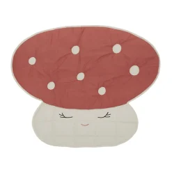 Couverture matelassée Mushroom, Rouge pâle