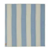 Couverture matelassée Striped 130x140 cm, Argile bleue