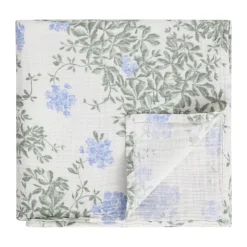 Couverture Plumbago Muslin Swaddle, 110x110 cm